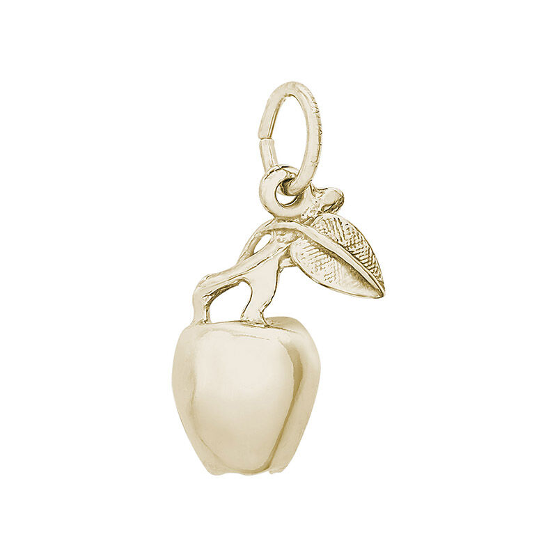 Apple Charm in 10k Yellow Gold image number null