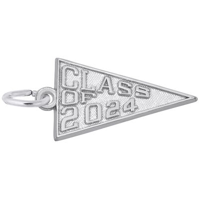 Class of 2024 Charm in Sterling Silver