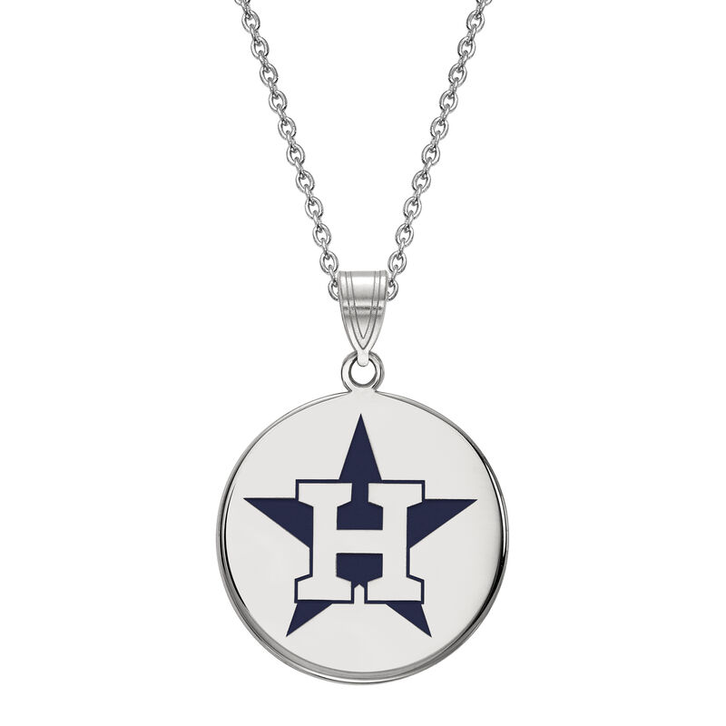 Houston Astros Large Disc Pendant image number null