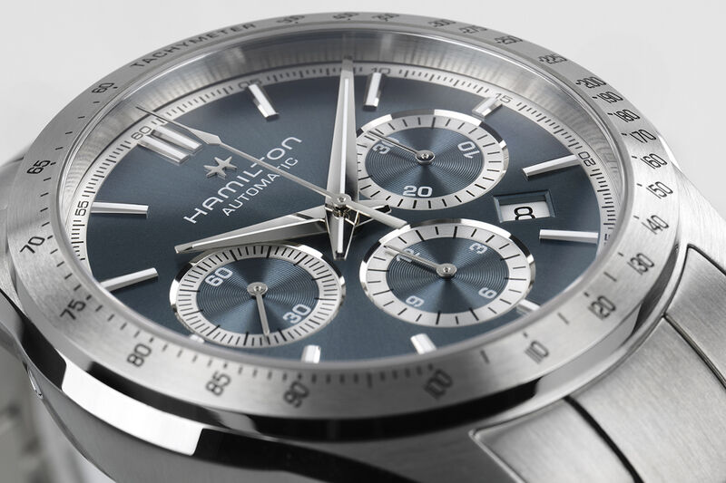 Hamilton Men's Jazzmaster Performer Auto Chrono Stainless Steel 42mm Watch H36656140 image number null