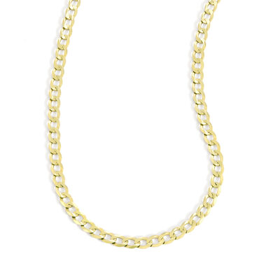 Curb Chain 20" in 10k Yellow Gold (3.2mm)