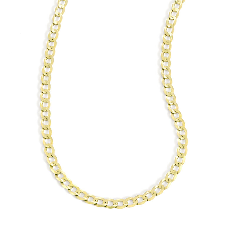 Curb Chain 20" in 10k Yellow Gold (3.2mm) image number null