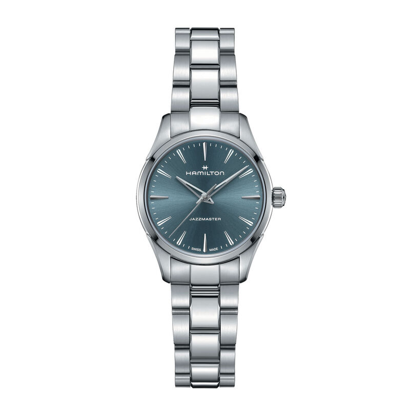 Hamilton Jazzmaster Quartz Blue Dial 32mm H32301141 image number null