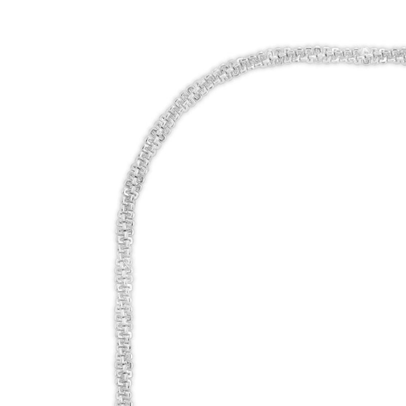 22" Adjustable Sparkle Chain in 14k White Gold image number null