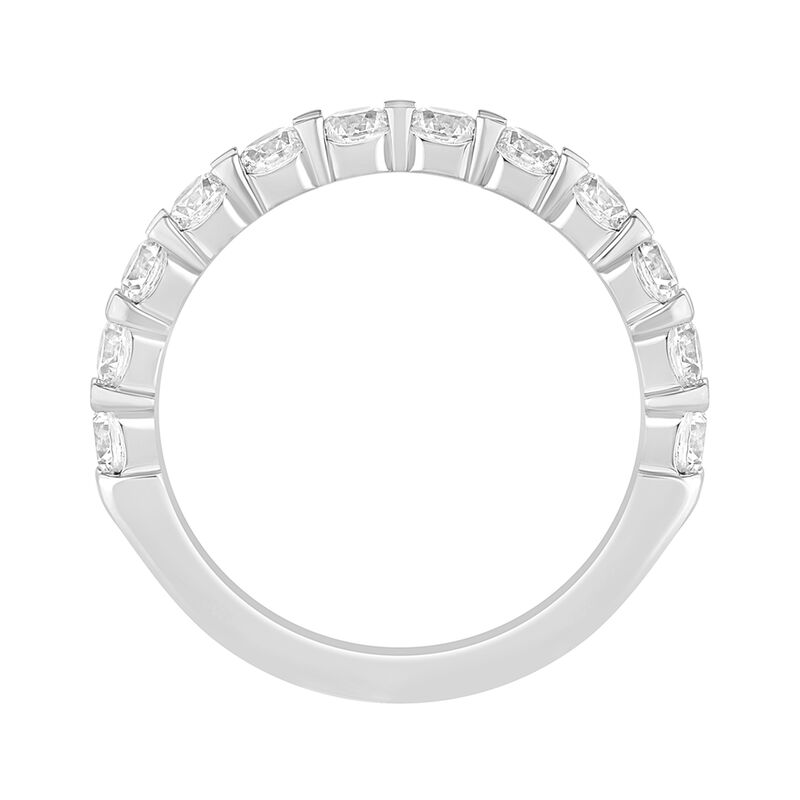 Lab Grown Diamond 1/3ctw. & 14k White Gold Anniversary Ring image number null