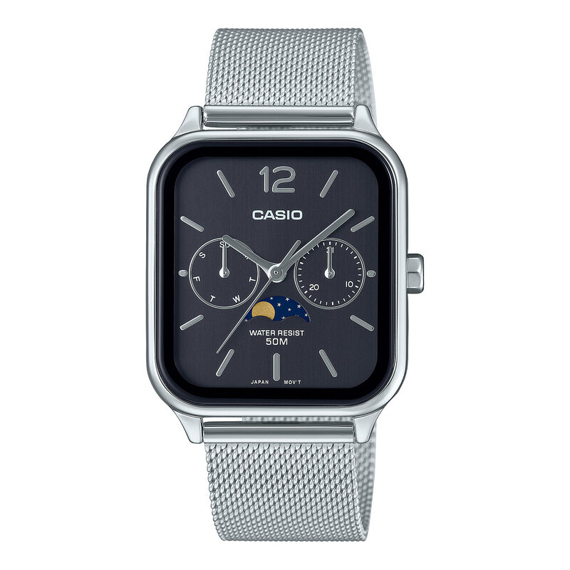 Casio Classic Moonphase Analog Multi Dial MTPM305 image number null