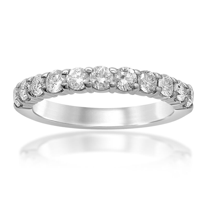 Anniversary 1 CTW Diamond Band in 14K White Gold image number null