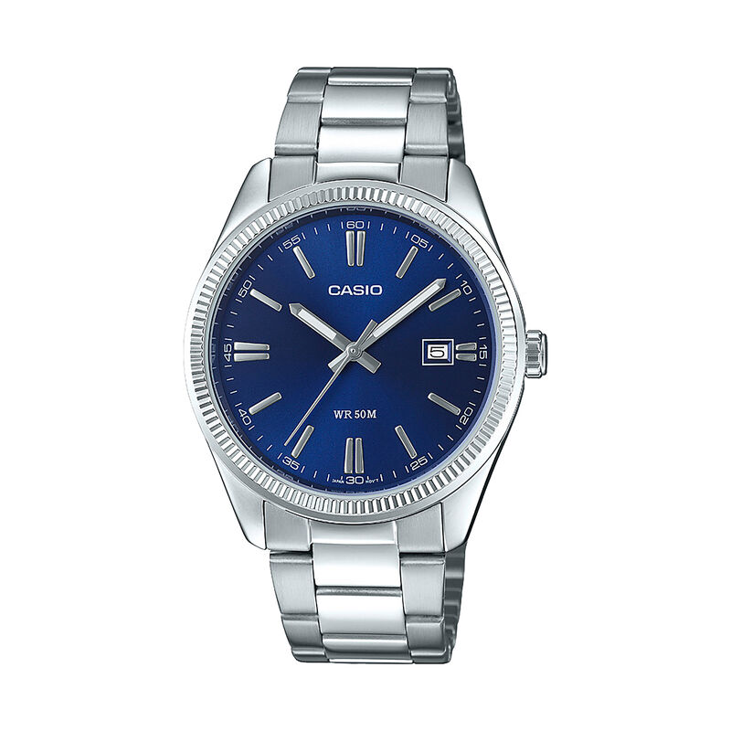 Casio Vintage Classic Analog Blue Dial MTP1302 image number null