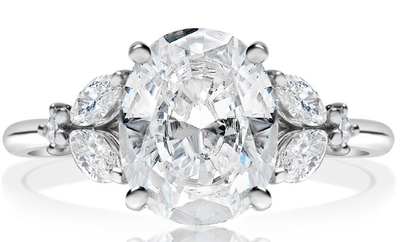 Torryn. Lab Grown 2ctw. Diamond Engagement Ring in 14k White Gold