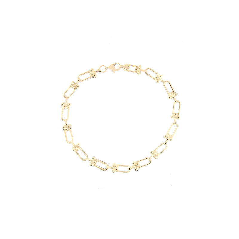 Sabrina, 14kt. YG Open Jax Link Bracelet image number null