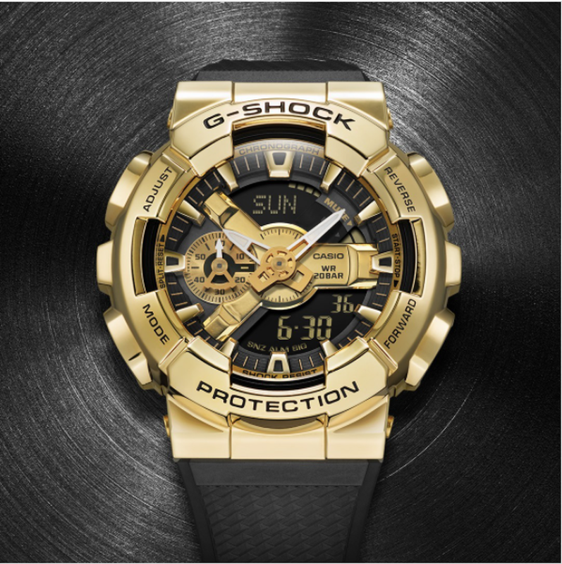 G-Shock GM-110 Series Gold IP Watch GM110G-1A9
