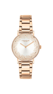 Coach Ladies' Rose Goldtone Stainless Steel Perry Watch 14503639