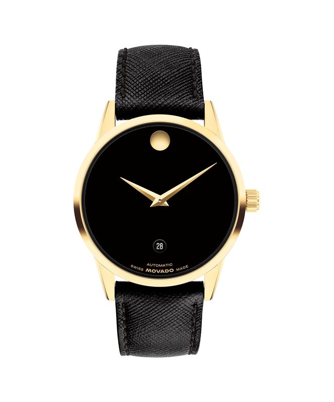 Movado Museum Classic Automatic Black Dial Watch 0608025 image number null