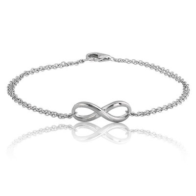 Double Strand Infinity Bracelet