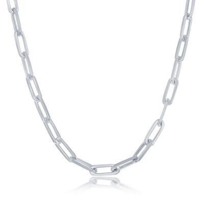 Paperclip 16" Chain 3.2mm in Sterling Silver