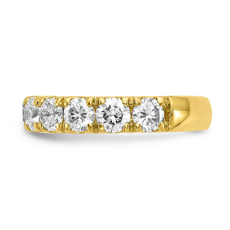 Lab Grown 11-Stone 2ctw. Diamond Anniversary Band in 14k Yellow Gold image number null