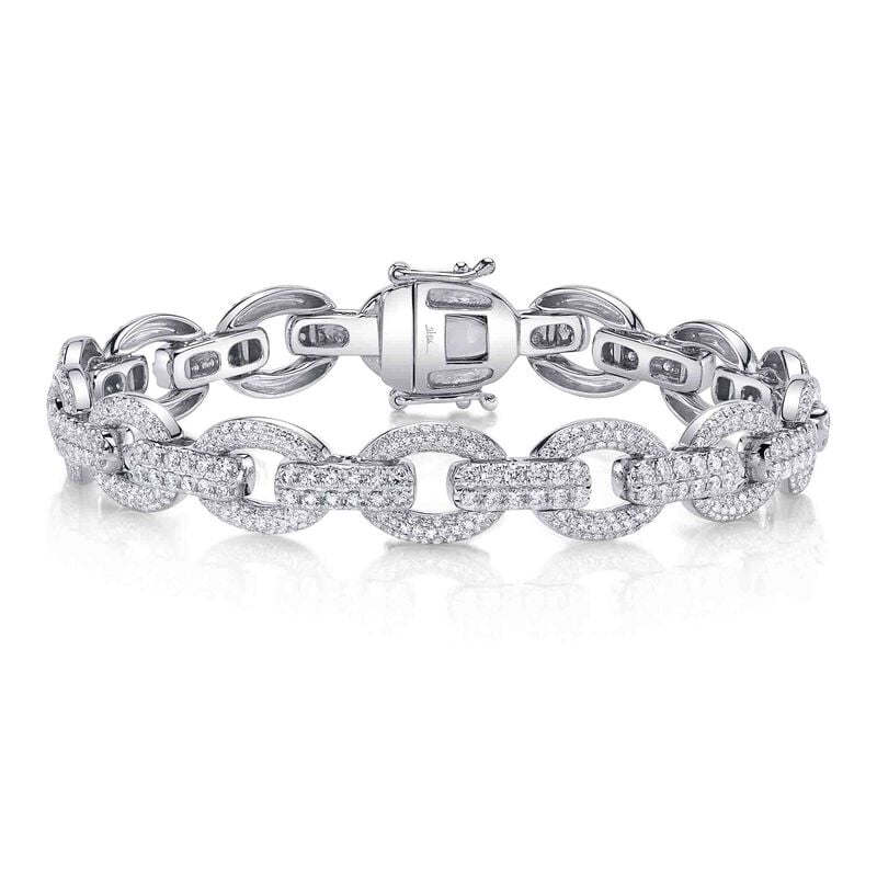 Shy Creation 3ctw. Fashion Bracelet in 14k White Gold image number null