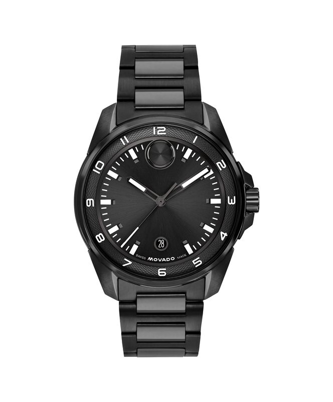 Movado BOLD Verso S Tonal Sunray Dial Black Case 3601285 image number null