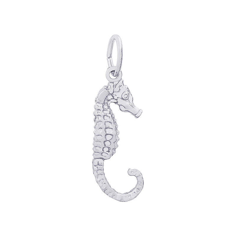 Seahorse Sterling Silver Charm image number null