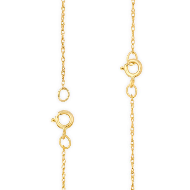 Diamond Twist Pendant in 10k Yellow Gold image number null
