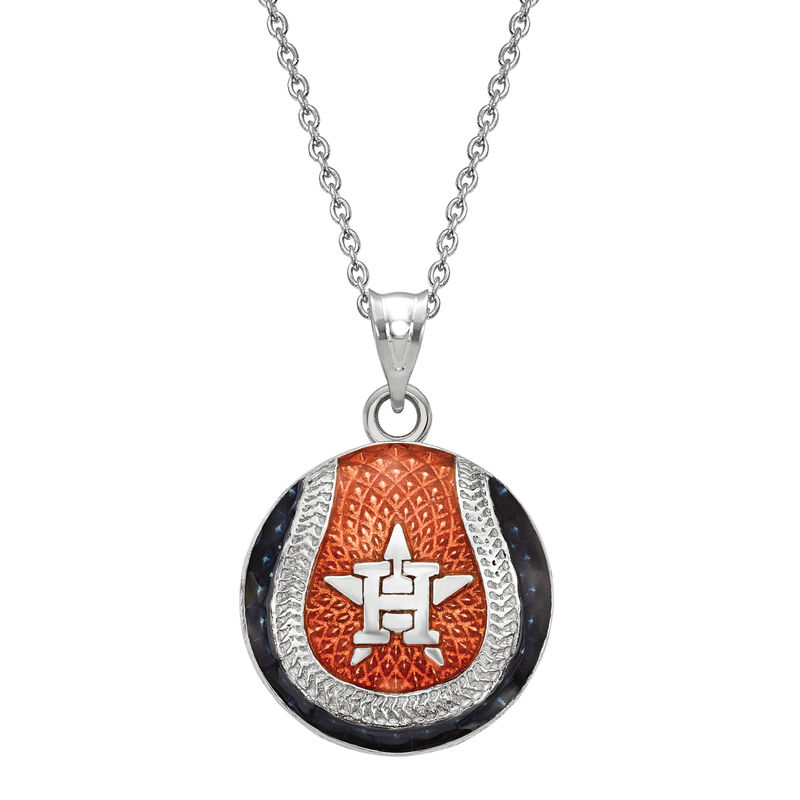 Houston Astros Pendant in Sterling Silver image number null