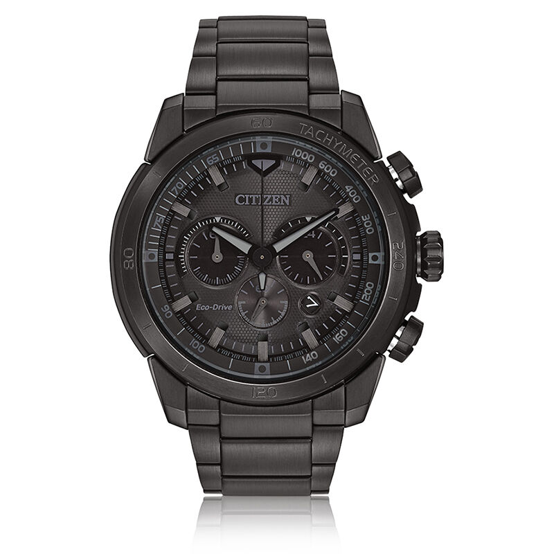 CITIZEN Ecosphere Chronograph Black Bracelet Watch image number null