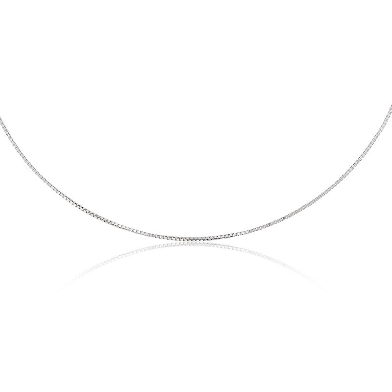 Sterling Silver Adjustable Medium Box Chain image number null