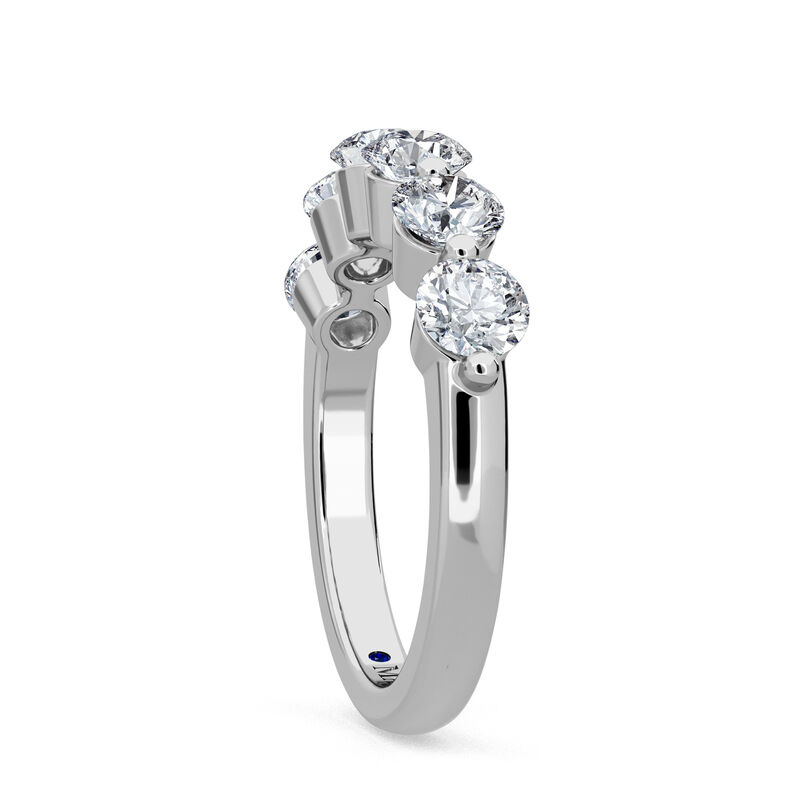 Lab Grown Diamond 1 1/2ctw. & 14k White Gold Anniversary Ring image number null