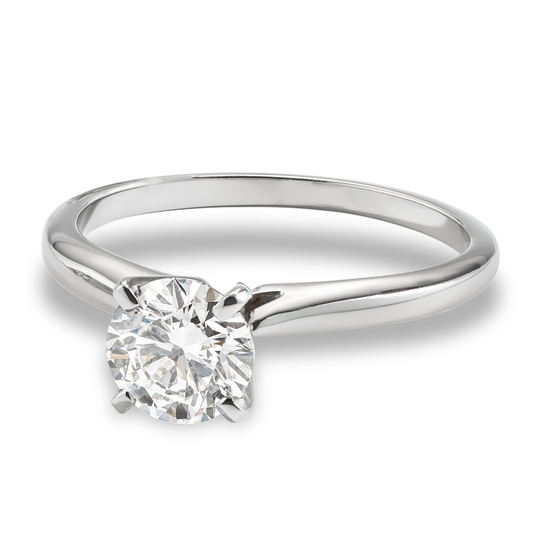 Diamond Round 5/8ct. Classic Solitaire Engagement Ring image number null