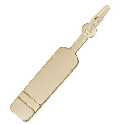 Paddle Sterling Silver & Yellow Gold Plated Charm