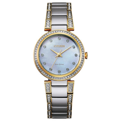 Citizen Ladies' Silhouette Crystal Watch EM0844-58D
