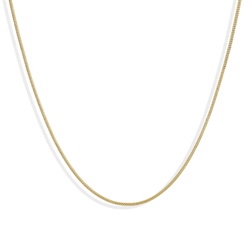 Hollow Franco Chain 1.85mm 20" in 10k Yellow Gold image number null