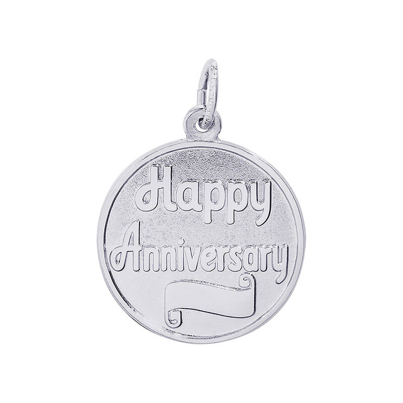 Anniversary Sterling Silver Charm image number null