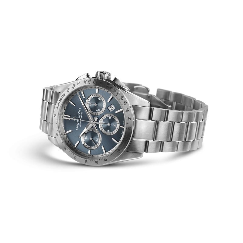 Hamilton Men's Jazzmaster Performer Auto Chrono Stainless Steel 42mm Watch H36656140 image number null
