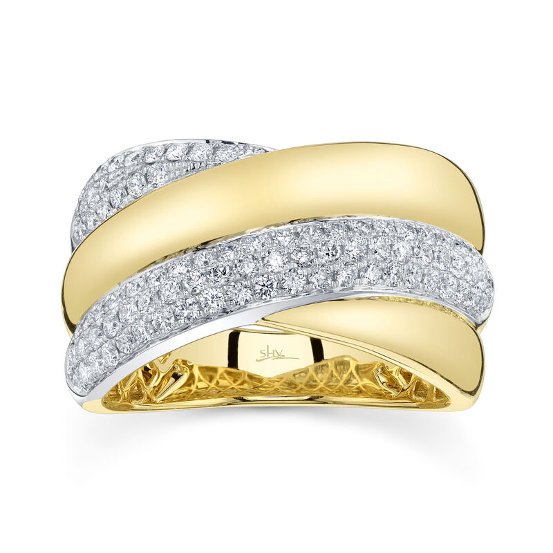 Shy Creation Diamond 3/4ctw. Fashion Ring in 14k Yellow Gold image number null