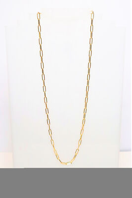 10mm Paperclip Mask Chain in Brass Gold Tone