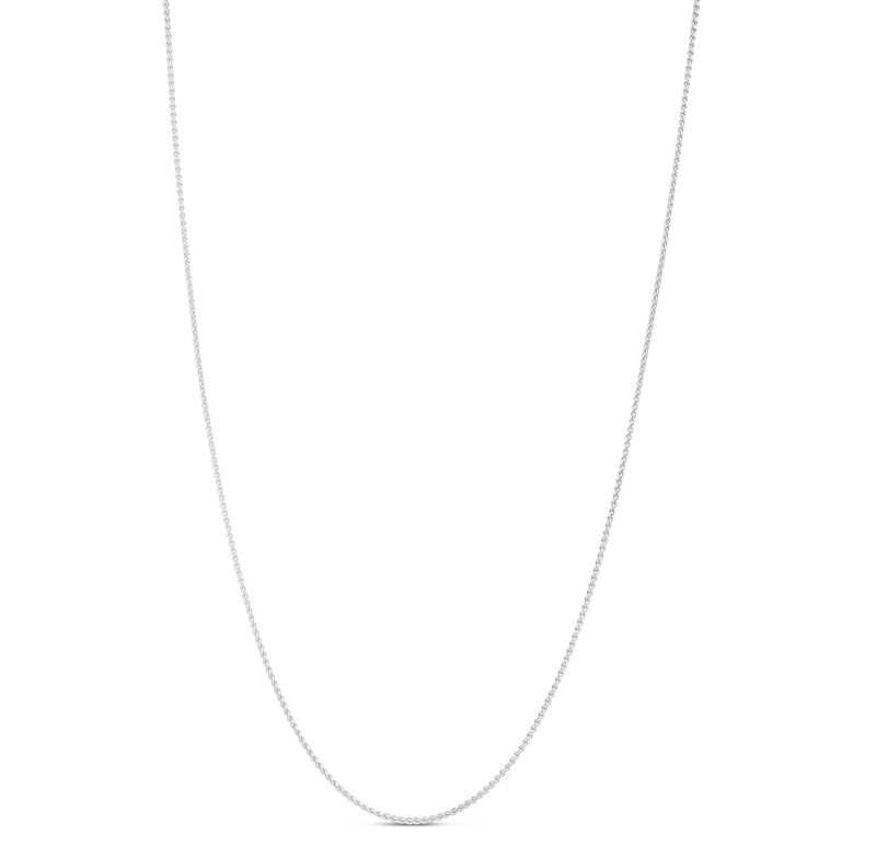 Spiga Chain  22" in Sterling Silver (1mm) image number null