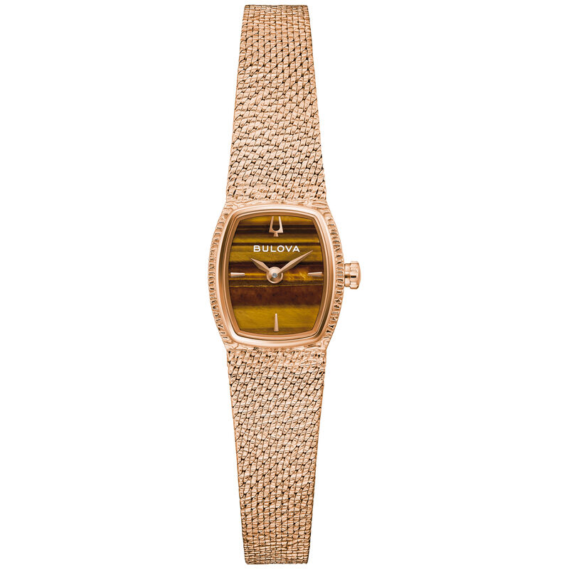 Bulova Classic Goddess of Time Tiger Eye Dial 97L185 image number null