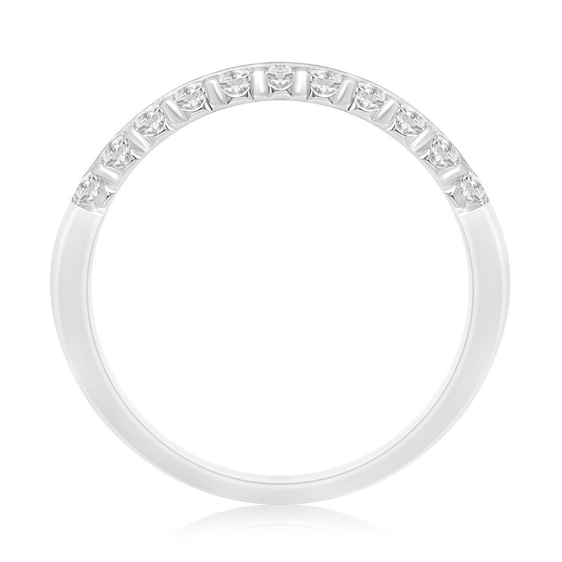 Lab Grown Diamond 3/4ctw. 14k White Gold Anniversary Ring image number null