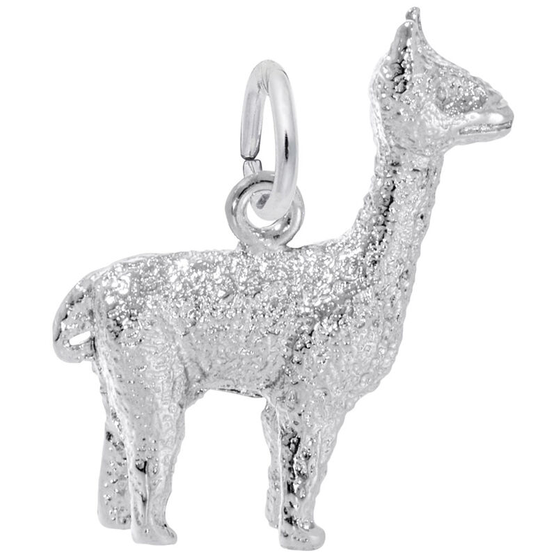 Alpaca Sterling Silver Charm image number null