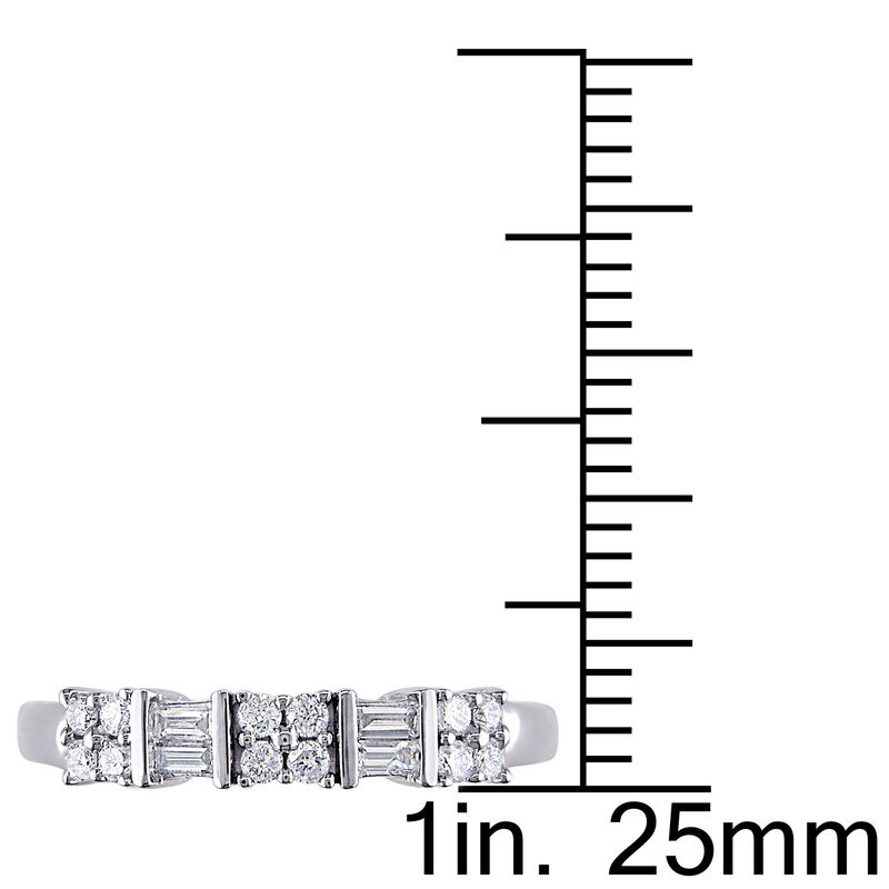 Diamond Anniversary 1/4ctw. Band in 10k White Gold image number null