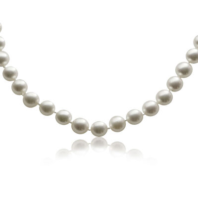 Freshwater 6-6.5mm Pearl Strand 18" with 14k Yellow Gold Clasp