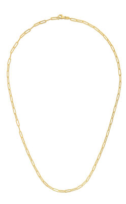 Paperclip 16" Chain 2.1mm in 14k Yellow Gold