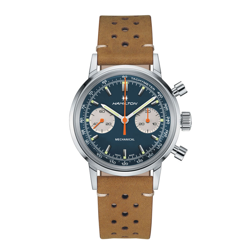 Hamilton American Classic Chronograph Automatic Blue Dial H38429541 image number null