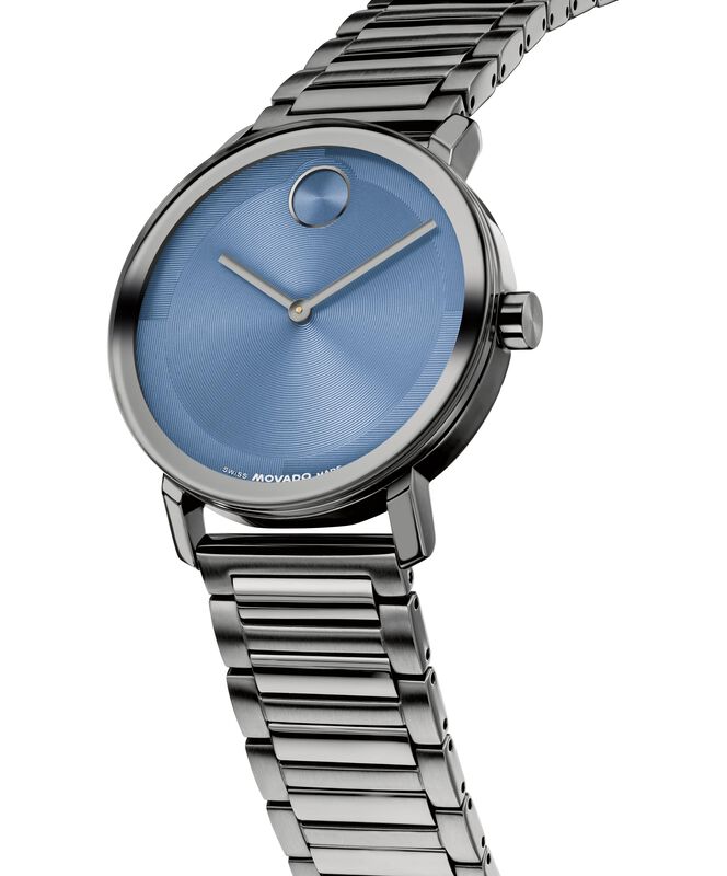 Movado Men's BOLD Evolution 2.0 Blue Dial Grey Case Watch 3601422 image number null