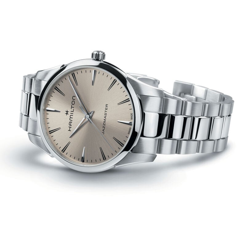 Hamilton Jazzmaster Quartz Metallic Off-White Dial 40mm H32461121 image number null
