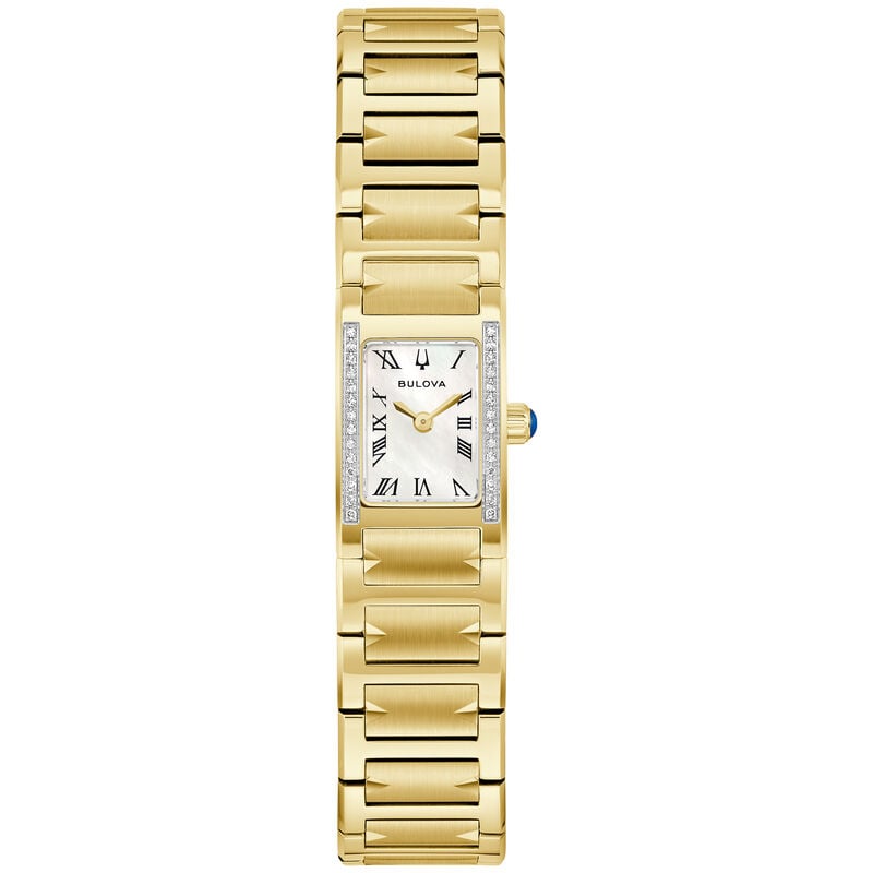 Bulova Marc Anthony Harmony Mother-of-Pearl Dial Watch 98R301 image number null