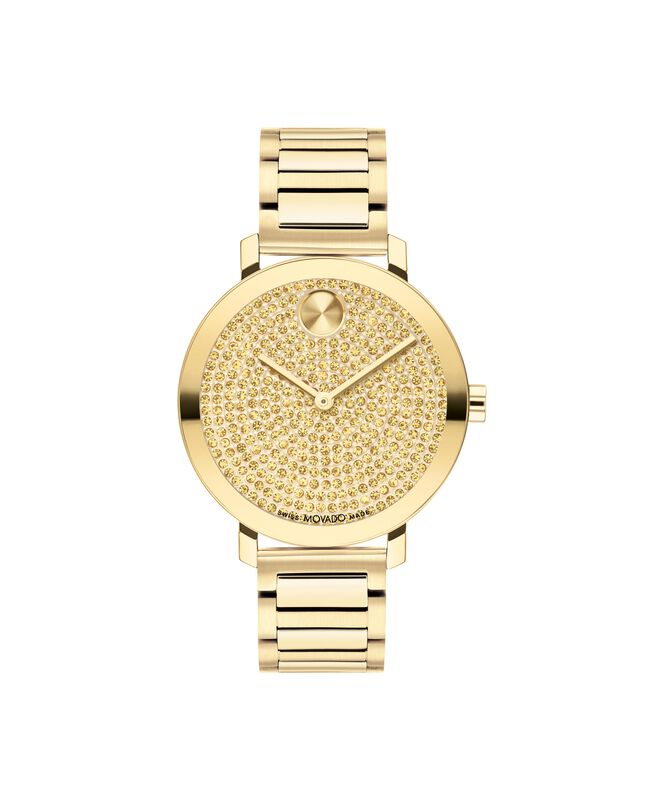 Movado Bold Ladies Yellow Gold Ion Plated Stainless Steel Evolution 2.0  Watch 3601152 image number null
