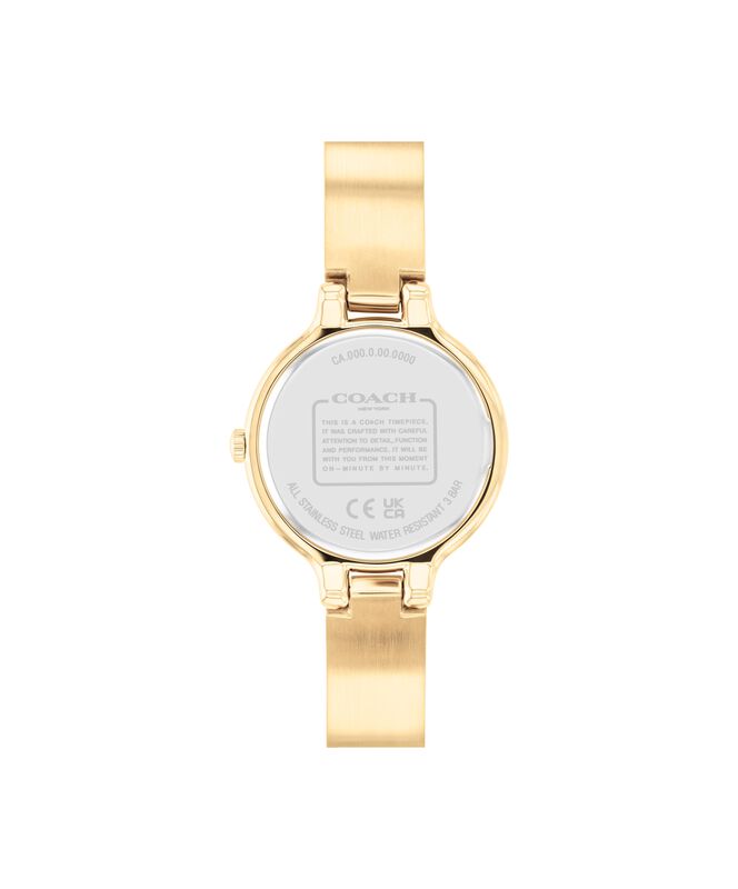 COACH Ladies' Chelsea Gold Tone Stainless Steel 27mm Watch 14504330 image number null