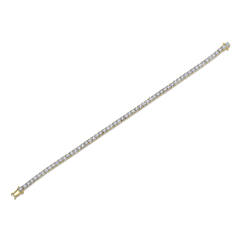 Shy Creation Diamond 2ctw. Tennis Bracelet in 14k Yellow Gold image number null